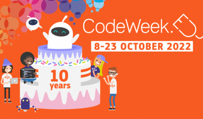 Evropski #CodeWeek letos med 8. in 23. oktobrom